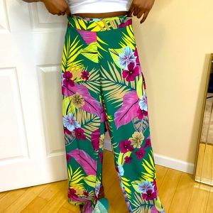 Tropical Flowy Pants 👖